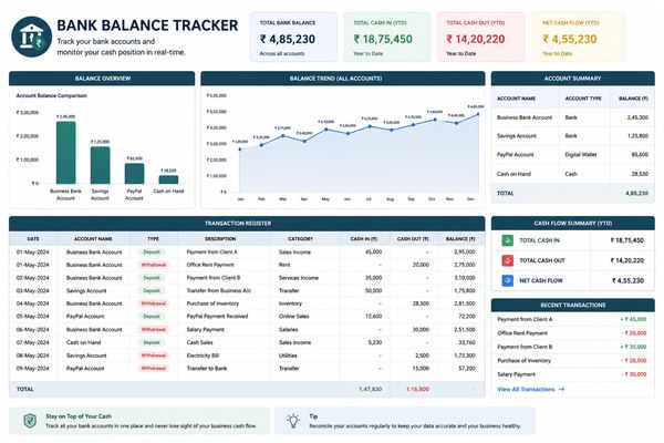 Bank balance tab screenshot